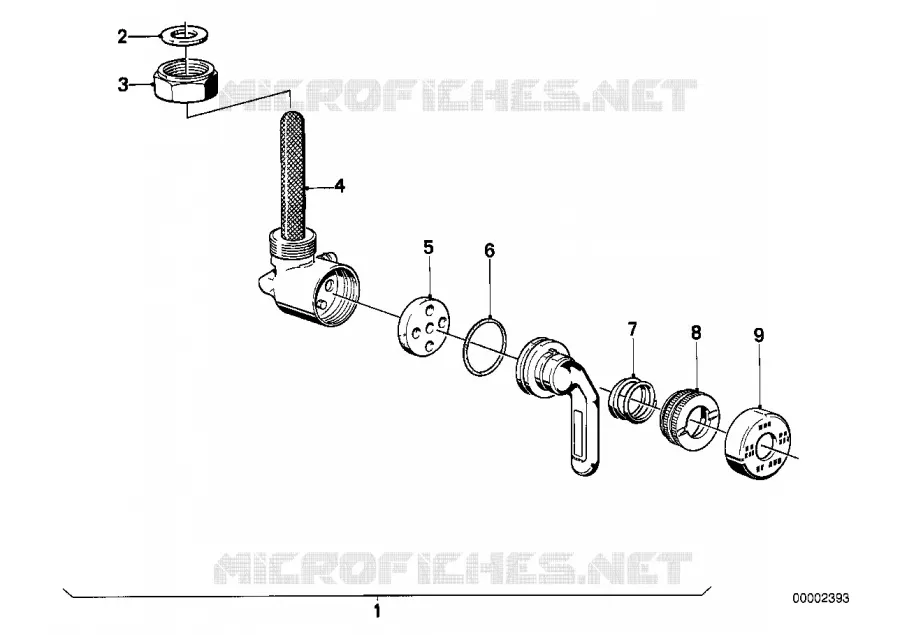 Robinet de carburant BMW Motorrad BMW Motorrad Classic R 60 1975 Boxer (69-76)  R60
