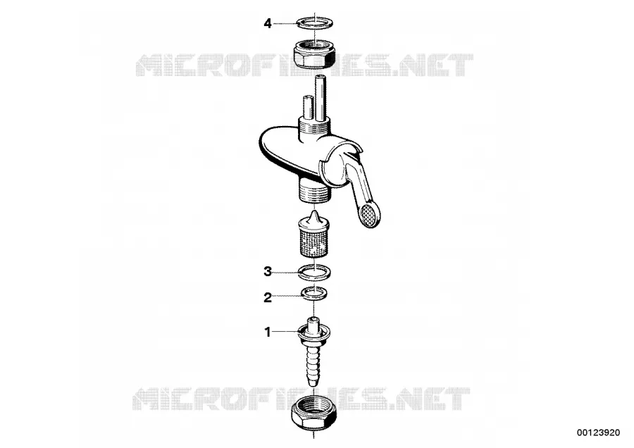 Robinet de carburant-Everbest BMW Motorrad BMW Motorrad Classic R 50 1969 Boxer (69-76)  R50