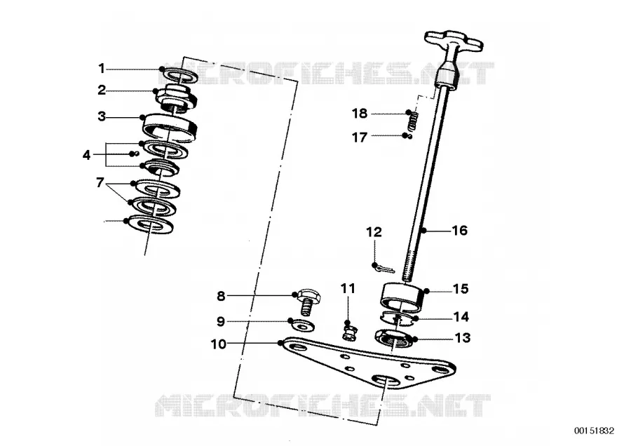 Suspension de fourche BMW Motorrad BMW Motorrad Classic R 50 1961 Boxer (-69)  R50