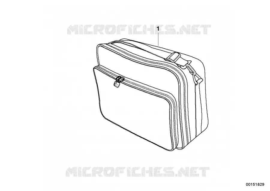 Système coffre à bagages BMW Motorrad BMW Motorrad Classic R 75 1973 Boxer (69-76)  R75