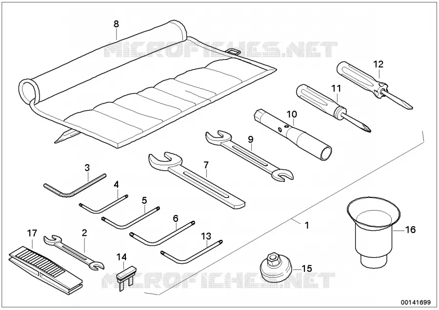 Trousse à outils BMW Motorrad BMW Motorrad F 650 2003   R13 (0176,0186)