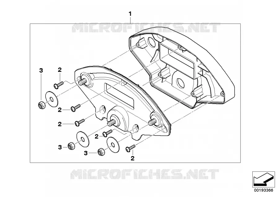 Adaptateur feu arrière à LED BMW Motorrad BMW Motorrad F 800 2005 K7x  K73 (0217,0227)