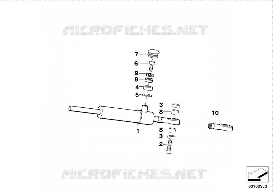 Amortisseur Arrière YSS Pour BMW K 1200 Lt ABS 2000 - Mono Amortisseur émulsionné, Référence 789.13.33