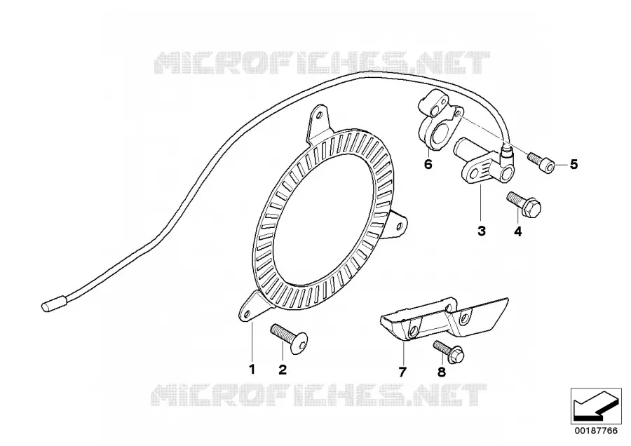 Anneau palpeur BMW Motorrad BMW Motorrad G 650 2006 X  K15 (0167,0197)