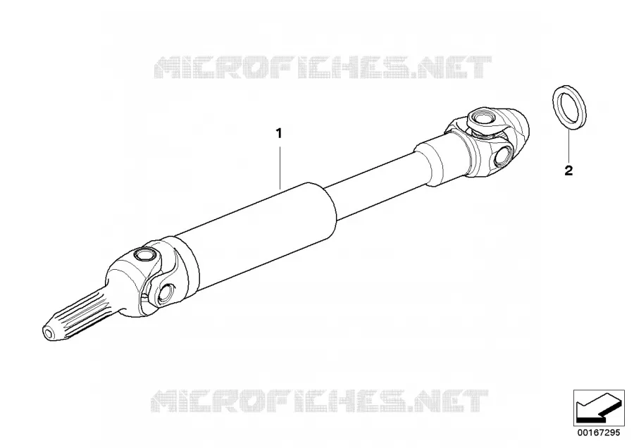 Cardan BMW Motorrad BMW Motorrad K 1300 2007 K4x 4 cyl.  K43 (0518,0519)