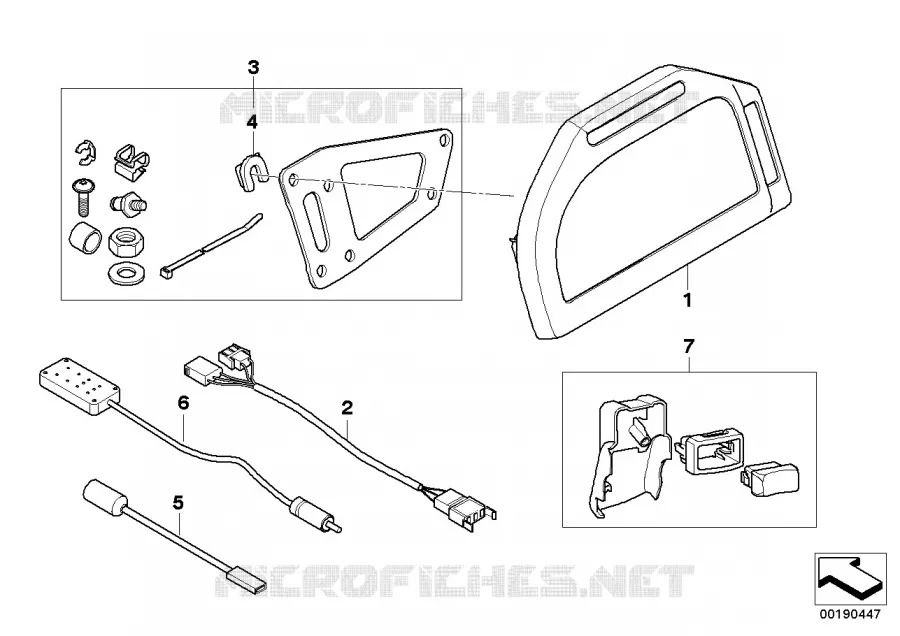 Combiné dinstruments HP BMW Motorrad BMW Motorrad R 1200 2004 K2x  K29 (0366,0396)