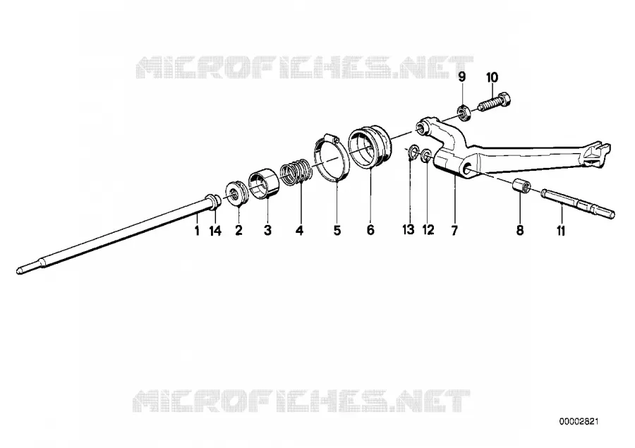 Commande dembrayage BMW Motorrad BMW Motorrad Classic K 75 1985 3 cyl.  K569 (0561)