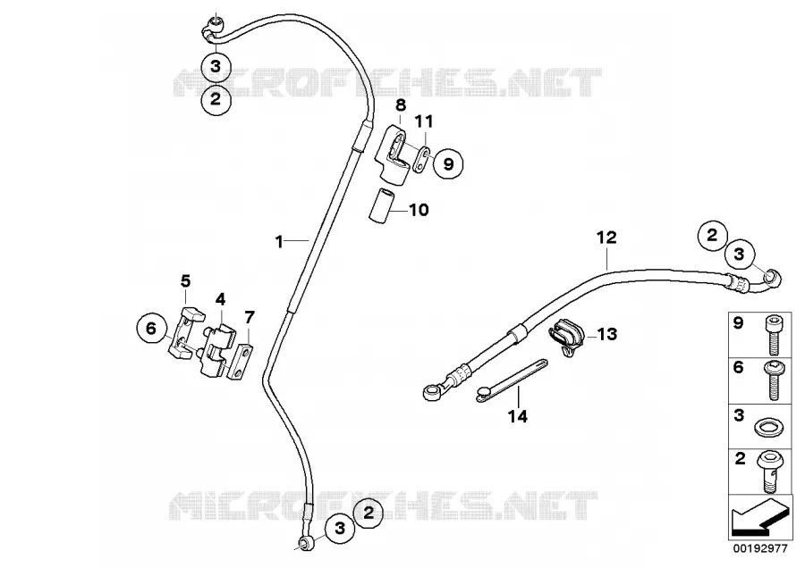 Conduite de frein avant/arrière BMW Motorrad BMW Motorrad G 650 2006 X  K15 (0164,0194)