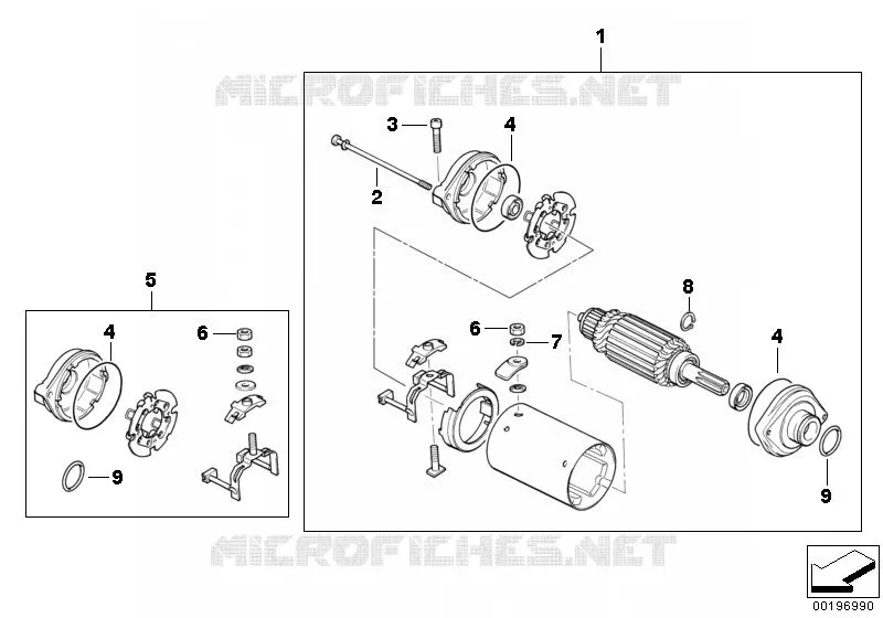 Démarreur BMW Motorrad BMW Motorrad F 650 1996   E169 (0162)