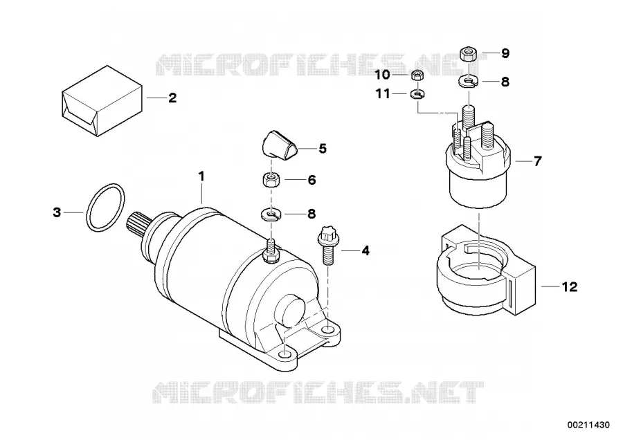 Démarreur BMW Motorrad BMW Motorrad G 650 2008   R13 (0178,0179)