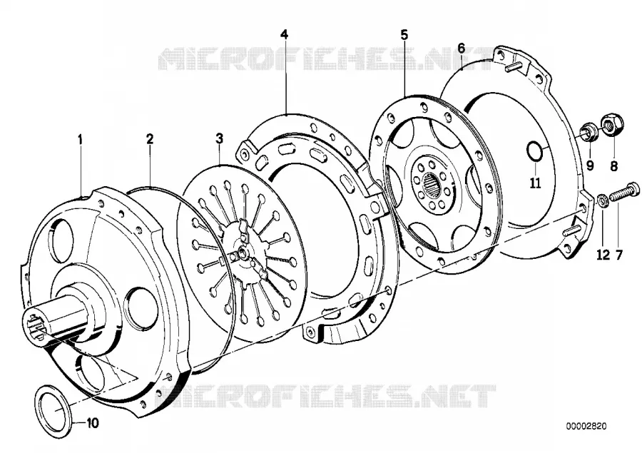 Embrayage - pièces singul. BMW Motorrad BMW Motorrad K 1200 2000 4 cyl. 4 soup.  K41 (0547,0557)