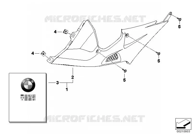 Garniture de réservoir de carburant BMW Motorrad BMW Motorrad S 1000 2008   K46 (0507,0517)