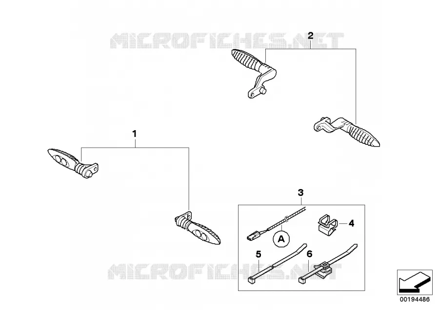 Kit post-équipt clignotant à LED BMW Motorrad BMW Motorrad F 800 2013 K7x  K73 (0B04, 0B14)