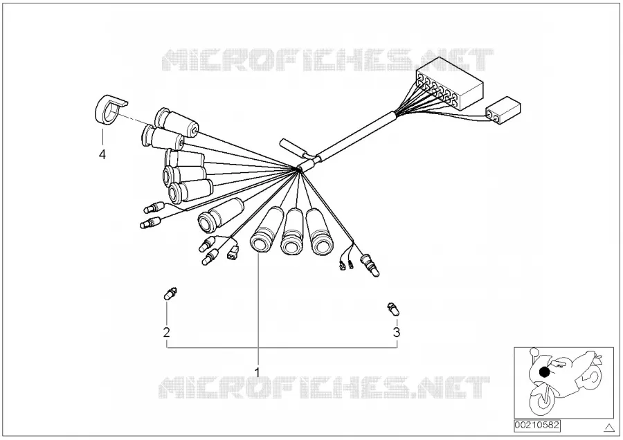 Lampe témoin facelift BMW Motorrad BMW Motorrad R 1100 1993 4V  259R (0402,0407)