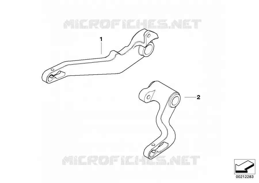 Leviers frein à main & embrayage fraisés BMW Motorrad BMW Motorrad HP2 2004 K2x  K25 (0369,0389)