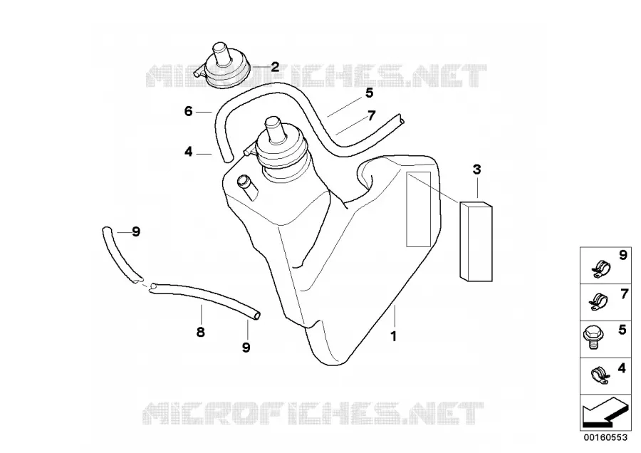 Radiateur deau-vase dexpansion BMW Motorrad BMW Motorrad G 650 2006 X  K15 (0167,0197)