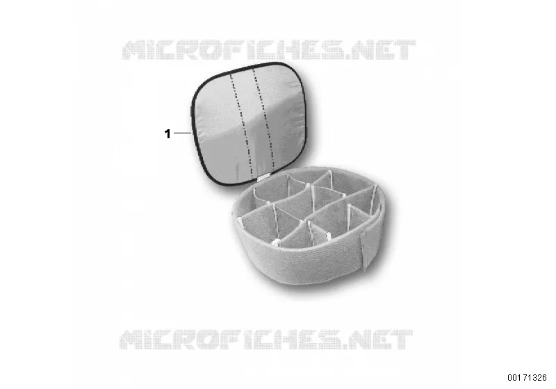Sac intérieur Vario p. sacoche réservoir BMW Motorrad BMW Motorrad Classic K 100 1987 4 cyl. 2 soup.  K589 (0521)