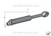Cardan Essieu ar, entraînem./guidage roue ar R 1200 bmw-moto 2011 K5x 59033
