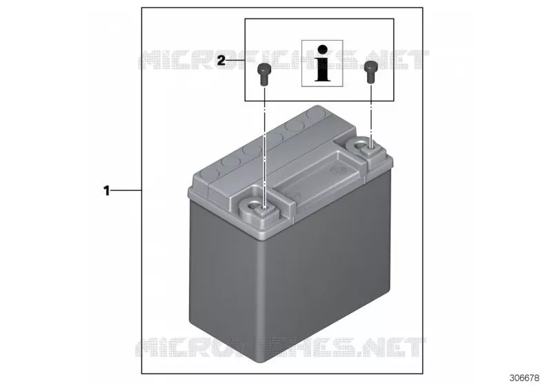 Batterie additionnelle véhicule spécial BMW Motorrad BMW Motorrad F 800 2011 K7x  K71 (0B03, 0B13)
