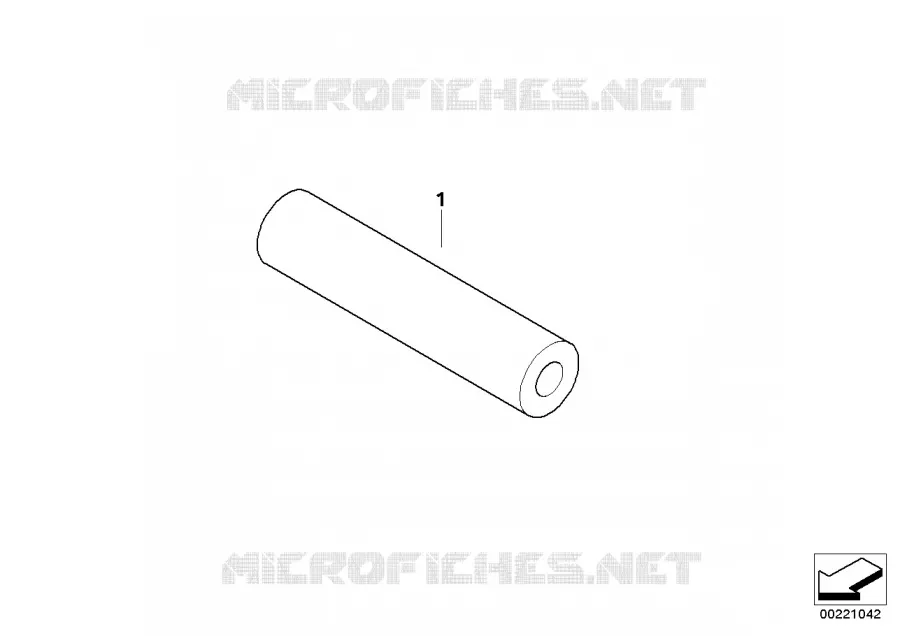 Cache de traverse tubulaire de guidon BMW Motorrad BMW Motorrad R 1200 2006 K2x  K25 (0303,0313)