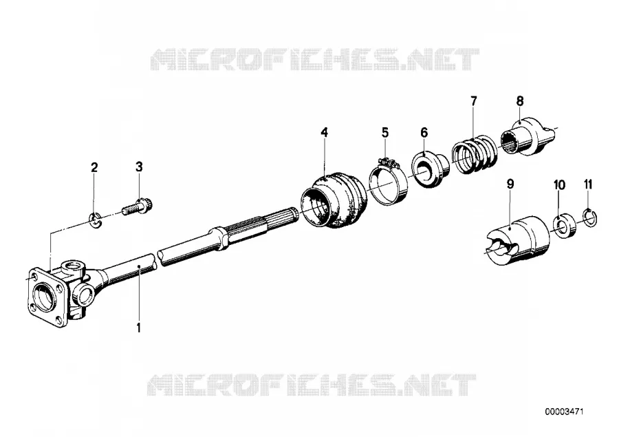 Cardan BMW Motorrad BMW Motorrad Classic R 45 1978 Boxer (78-85)  R45