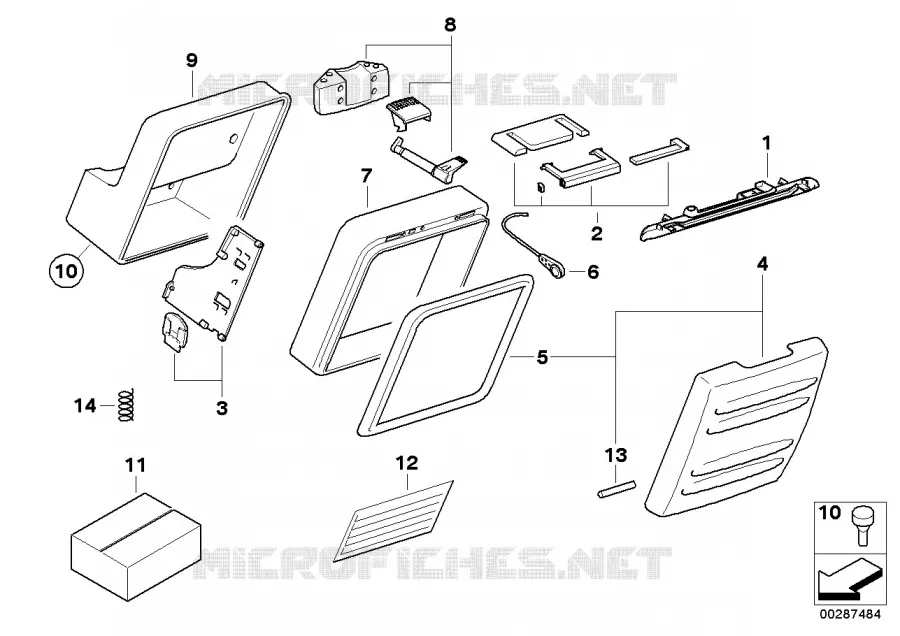 Composants valise Vario BMW Motorrad BMW Motorrad F 650 2003   R13 (0176,0186)