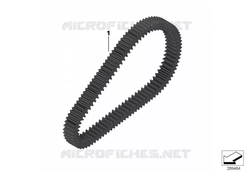Courroie CVT BMW Motorrad BMW Motorrad C 650 2014   K19 (0C05, 0C15)