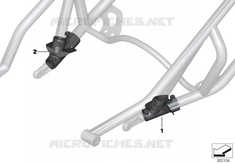 Élément étanchéité compart. bagages BMW Motorrad BMW Motorrad C 650 2014   K19 (0C05, 0C15)