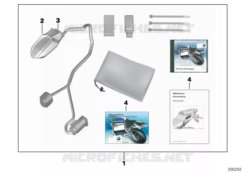 Enregistreur données HP Race BMW Motorrad BMW Motorrad S 1000 2010   K46 (0524,0534)