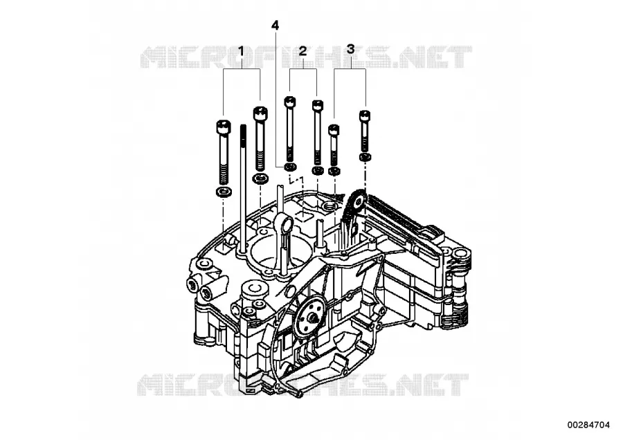 Fixation à vis carter de moteur à droite BMW Motorrad BMW Motorrad R 1200 2003 K2x  K26 (0368,0388)