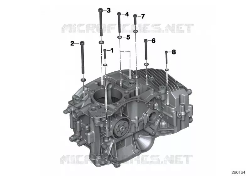 Fixation à vis carter de moteur à droite BMW Motorrad BMW Motorrad R 1200 2008 K2x  K26 (0430,0440)
