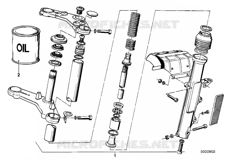 Fourche telescopique BMW Motorrad BMW Motorrad Classic R 45 1978 Boxer (78-85)  R45