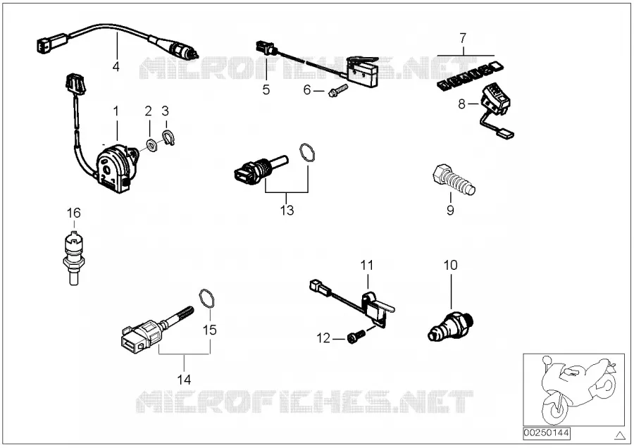 Interrupteurs divers BMW Motorrad BMW Motorrad F 650 2003   R13 (0176,0186)