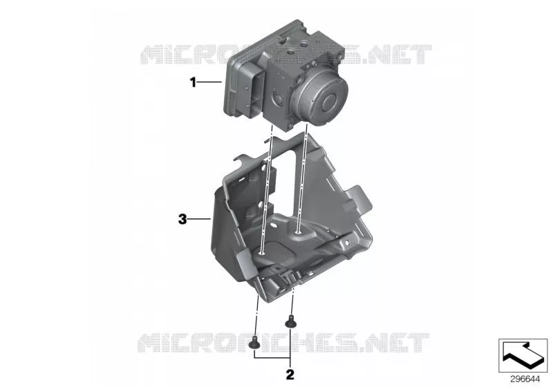 Modulateur de pression ABS BMW Motorrad BMW Motorrad R 1200 2011 K5x  K50 (0A01, 0A11)