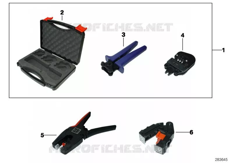 Outil spécial réparat. faisceau câbles BMW Motorrad BMW Motorrad R 1250 2017 K5x  K52 (0J61, 0J63)