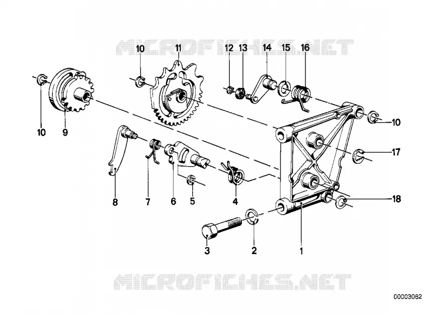 Pcs de cde de vts int./came de commande BMW Motorrad BMW Motorrad Classic R 80 1980 2V (80-92)  R80