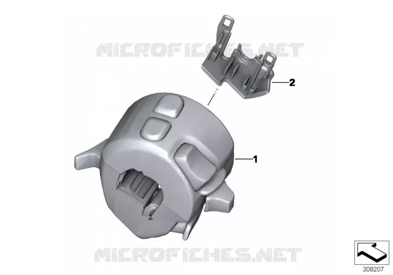 Post-équipement ASC BMW Motorrad BMW Motorrad F 800 2014 K7x  K72 (0B07, 0B17)