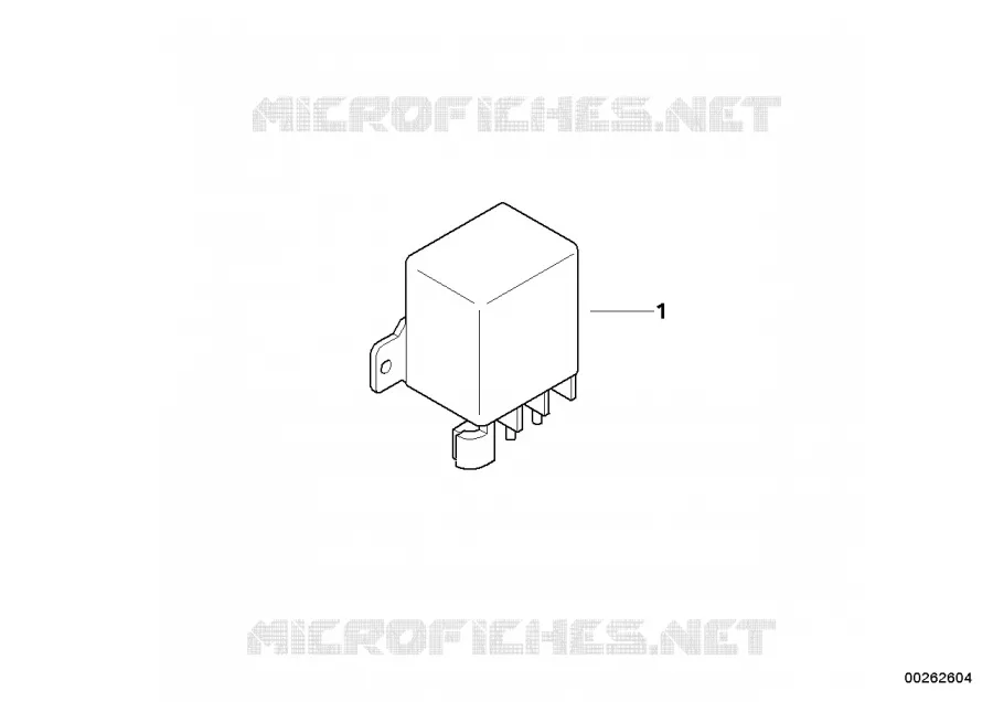 Relais BMW Motorrad BMW Motorrad F 800 2006 K7x  K72 (0219,0229)