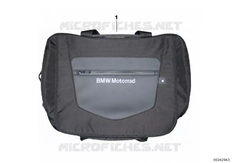 Sac intérieur topcase Touring BMW Motorrad BMW Motorrad K 1600 2015 6 cyl.  K48 (0F02, 0F12)