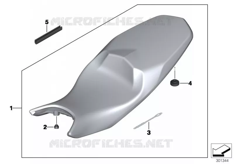 Selle BMW Motorrad BMW Motorrad F 800 2011 K7x  K71 (0B03, 0B13)