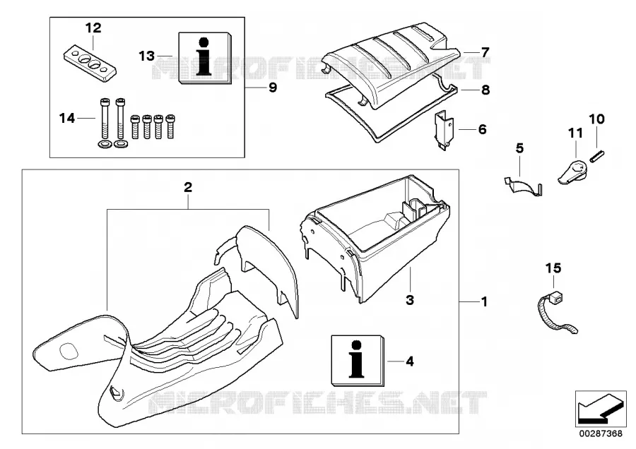 Selle avec compartiment à bagages BMW Motorrad BMW Motorrad G 650 2008   R13 (0178,0179)