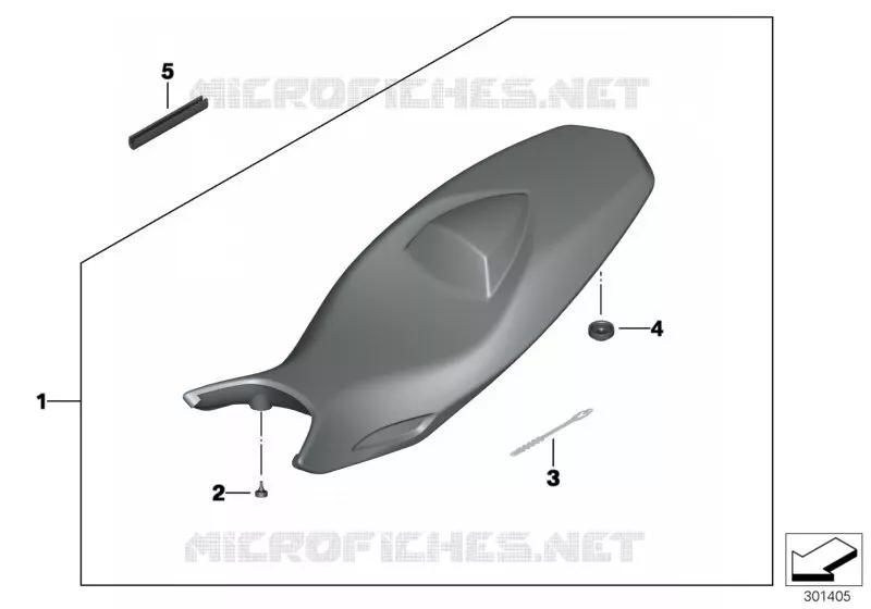 Selle haute BMW Motorrad BMW Motorrad F 800 2005 K7x  K73 (0217,0227)