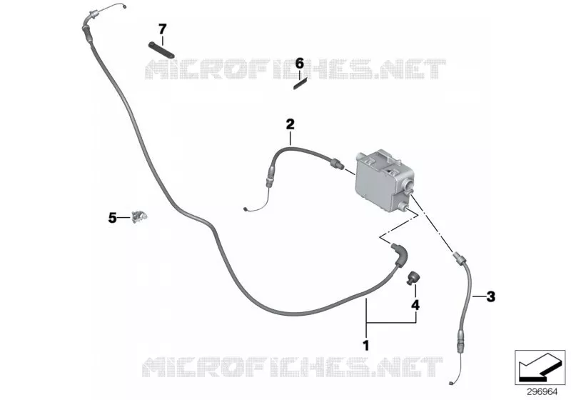 Tirettes à câble BMW Motorrad BMW Motorrad R 1200 2009 K2x  K27 (0400,0490)