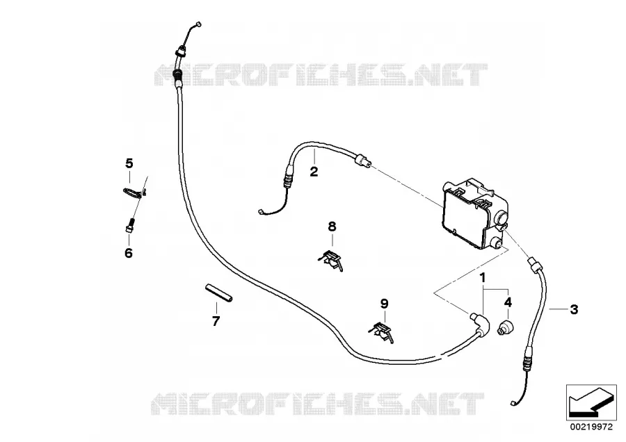 Tirettes à câble BMW Motorrad BMW Motorrad R 900 2009 K2x  K26 (0330,0340)