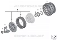 Embrayage - pièces singul. Embrayage R 1200 bmw-moto 2013 K5x 69204