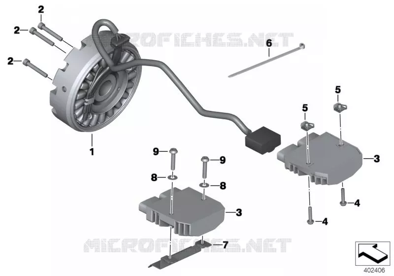 Alternateur / Régulateur BMW Motorrad BMW Motorrad R 1250 2017 K5x  K50 (0J91, 0J93)