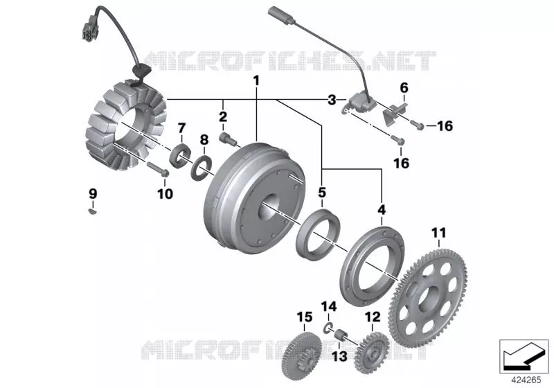 Alternateur BMW Motorrad BMW Motorrad F 650 1999   R13 (0173,0183)
