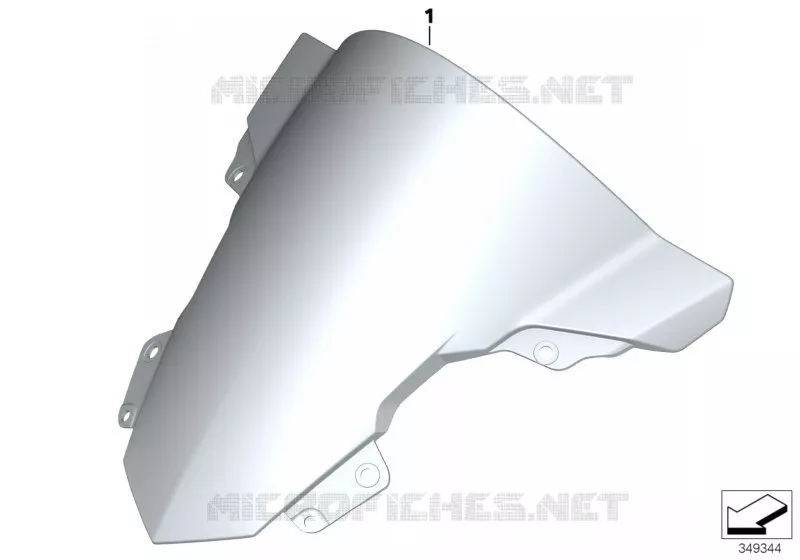 Auvent haut BMW Motorrad BMW Motorrad S 1000 2013   K46 (0D10,0D21)