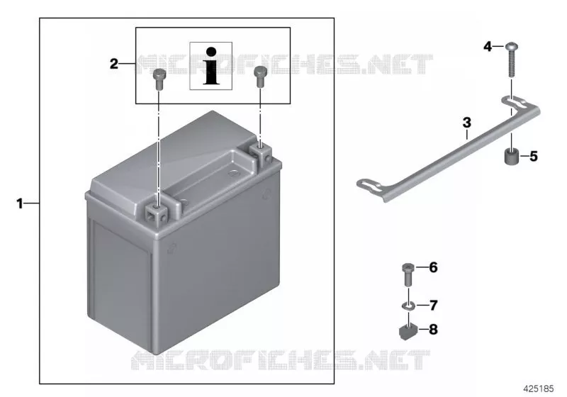 Batterie AGM BMW Motorrad BMW Motorrad K 1300 2007 K4x 4 cyl.  K40 (0508,0509)