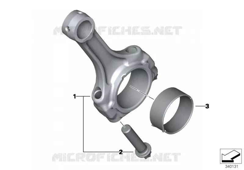 Bielle / Palier De Bielle BMW Motorrad BMW Motorrad S 1000 2018   K67 (0E21, 0E23)